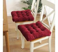 Coussins pour Chaises Carré Jardin, Coussins de Siège Exterieur, Galette de Chaise Épaissir Interieur, Coussins de Chaise de Cuisine 40 x 40 cm Coussin Tabouret Bureau D 50 x 50 x 8 cm