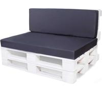 Coussins pour meubles en palettes coussin d'assise 120x60 / 120x50cm | Coussin de palette bleu foncé | coussins d'assise pour meubles en palettes | coussin d'assise pour europalettes