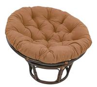 Coussins ronds épais pour chaise suspendue - Sièges doux et confortables pour extérieur et intérieur, parfaits pour le jardin, le balcon et le salon - Couleur café 109,2 x 109,2 cm