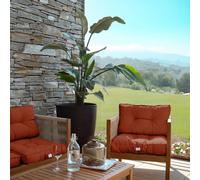 Linxor – Kit de coussins pour salon de jardin capitonnés – 50 x 50 cm – Plusieurs coloris