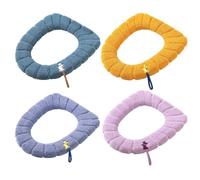Coussins souples pour la couverture de siège de toilette, housse de coussin de siège de toilette, coussin chauffant lavable pour siège de toilette, chauffe-eau épais, couvre-chauffe-eau pour maison
