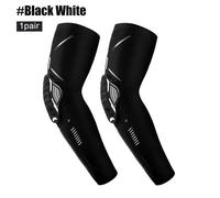 Coussretours De Soutien Du Coude Crash Verde Sport,Attelle De Coude,Manchon De Compression Des Bras,Basket-Ball En Plein Air,Football,Protecteur De Vélo,1 Paire - Type 1 Pair - Black White-Xl