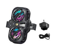 COÛT CELLULES CELLULES DE CELLULES SILLE - CREADER PEAU DE JEU, FAN de refroidissement de téléphone à double cœur | Ventilateur de refroidissement léger, refroidisseur de jeu pour disposer