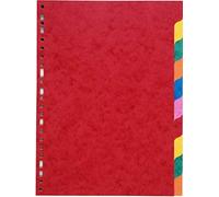 COUTAL Jeu de 10 intercalaires format A4 Carte Lustrée