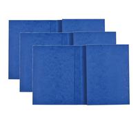 Coutal Lot De 3 Prot¿Ges Cahier "Ecolier" 18 X 22 Cm Carte Lustr¿E 2 Grands Rabats Bleu