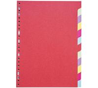 Coutal Lot De 5 Jeux De 12 Intercalaires Format A4 Carte Recyclée 220g