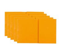 Coutal Lot De 5 Prot¿Ges Cahier "Ecolier" 18 X 22 Cm Carte Lustr¿E 2 Grands Rabats Jaune