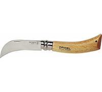 Coutea Opinel n°8, en acier inoxydable, pointe en semi-courbe, style serpe