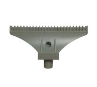 Couteau à Air en plastique de 110mm de large, jet d'air, buse de ventilateur plate de séchage, buse de Jet de lavage à filetage mâle 1/4 ", buse de soufflage en plastique