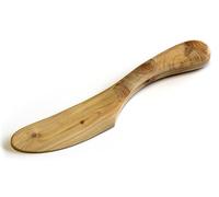 Couteau à beurre en bois avec mosaïque genevrier guilloche