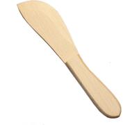 Couteau à beurre et à saindoux 17 cm - huilé | couteau en bois à tartiner | couteau à petit déjeuner | couteau de cuisine | couteau à tartinades et fromages