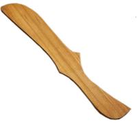Couteau à Cerise pour Beurre et Saindoux 19 cm | Couteau en bois à tartiner | Couteau de cuisine écologique | Couteau naturel pour beurre et pâtes