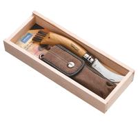 Couteau à champignon avec brosse et étui - coffret OPINEL - 17650