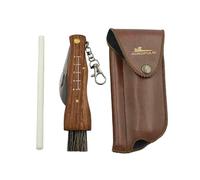 Couteau à champignons avec brosse, aiguiseur et pochette Acropolis | Pliable à la main | Cadeau unique solide pour ramasseur de champignons, papa, maman, grand-père