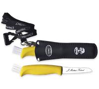 Couteau à champignons Marttiini, étui de cou en acier inoxydable/plastique/cuir 709014