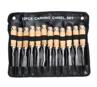 Couteau À Ciseau Manuel Professionnel, 12 Pièces, Sculpture Sur Bois, Ciseau À Main, Menuiserie, Bricolage