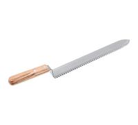 Couteau à décapsuler dentelé en Acier Inoxydable de 280 mm | Extracteur de couteau à déboucher, raclage du miel, bricolage avec manche en bois, outil à main ruche d'abeille apiculteur