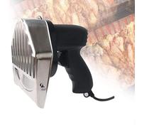 Couteau à découper électrique Professionnel, Lames Lisses et dentelées, Coupe-Viande gyroscopique réglable pour, Doner Kebab et Machine à Kebab (Filaire)