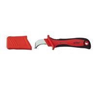 Couteau à dénuder pour câbles ronds Wiha 36053 Longueur 200 mm