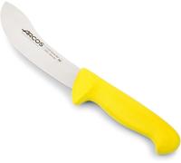 Couteau À Dépouiller - Lame Acier Inoxydable Nitrum 160 Mm - Manche Polypropylène Couleur Jaune