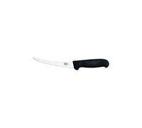 Couteau à désosser lame renversée 12 cm, manche fibrox noir Victorino