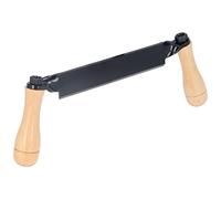 Couteau à Dessiner, Couteau à Raser Droit en Acier au Tungstène, éplucheur D'écorce Durable Couteau de Rasage Outil à Main D'écorçage du Bois pour Poteau de Clôture, Bûches(10")