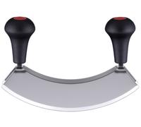 Couteau à double pesée en acier à lame, poli satiné, avec manche non verni en bois dur de bubinga noble, ne convient pas au lave-vaisselle, qualité lourde