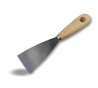 Couteau à enduire acier poli | Spatule grattoir | Lot de 10 | Largeur 50 mm | Mastic apprêt enduit | Gratter lisser enduire décoller mastiquer boucher | Bricolage batiment | Kibros W110_050x10