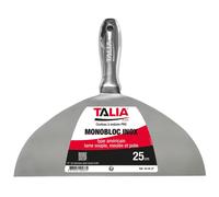 Couteau à enduire monobloc type américain inox 25cm - TALIAPLAST - 440437