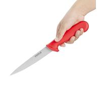 Couteau à Filet Rouge Lame 150 mm - Hygiplas