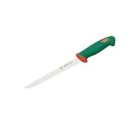 Sanelli Ligne Premana Professional,Couteau Filet flexible Cm.22,Acier Inoxydable,Vert et Rouge,36.0x3.0x4.0 cm