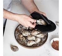 Couteau à huîtres De Buyer avec manche ergonomique pour ouvrir les coquillages avec précision et en toute sécurité