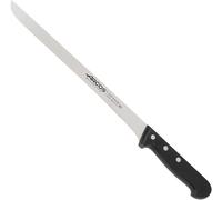 Couteau À Jambon En Acier Inoxydable Nitrum Avec Lame Longue Et Robuste De 280 Mm ¿ Poignée Ergonomique En Polyoxyméthylène Pom,Coupe Facilement ¿ Couleur Noire,Série Universelle