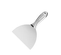 Couteau à joint en acier inoxydable, grattoir à plâtre buccal, parfait pour les travaux de grattage de murs et de sols lisses, couteau à mastic flexible en acier inoxydable