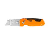 Couteau à lame trapézoïdale avec grattoir - NEO TOOLS - 63-708