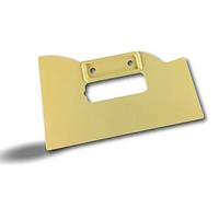 Couteau à maroufler ABS renforcé ivoire | Lot de 3 | Pose papiers peints tissus stickers films autocollants | Toutes surfaces murs portes vitres miroirs | Poignée incorporée | Kibros COUTMRABSx3