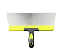 Couteau à mastic avec manche en acier inoxydable, grattoir peinture, couteau ruban adhésif for la réparation des cloisons sèches, le retrait du papier peint et plâtre(Style 07)