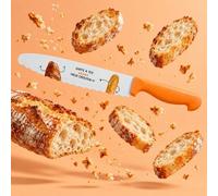 Couteau à pain - cook concept - ludique - découpe nette - orange et blanc