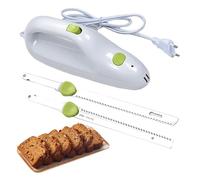 Couteau à pain électrique à deux lames, couteau à découper électrique, acier inoxydable, poignée souple, sculpte et coupe les aliments surgelés, la viande, les légumes, les produits alimentaires