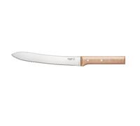 Opinel Couteau à pain N°116 – Lame courbe inox 21 cm, manche hêtre 13,5 cm