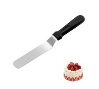 Couteau à palette, spatule à glaçage, couteau à palette en acier inoxydable, spatule professionnelle pour décoration de gâteaux, spatule décalée épaisse pour la maison, la boulangerie, la cuisine et