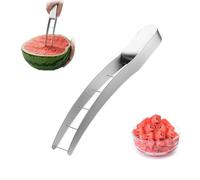 Couteau à Pastèque Matériau en Acier Inoxydable Couper Rapidement Les Melons |Sûr et ne Fait Pas Mal Aux Mains Couteau à Pastèque Pour Bol à Fruits Domestique Camping en Plein Air | Gadgets de Cuisine