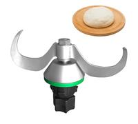 Couteau à Pâte Compatible avec Thermomix TM5 TM6 Acier Inoxydable Accessoire, Sans Résidu Nettoyage Facile Lavable au Lave-vaisselle, Idéal Cadeau pour Cuisiniers Pâtissiers Famille