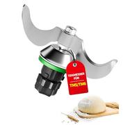 Couteau à pâte pour Thermomix TM5 TM6 Couteau Mélangeur en acier inoxydable, Accessoire pour Thermomix TM6 TM5 pour pétrissage du pain, facile à nettoyer, Pas de Résidu de Pâte