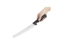 Couteau à Pâtisserie Noir Denté 250 mm Hygiplas
