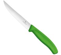 Couteau à pizza dentelé à pointe acérée, longueur 120/232 mm - vert