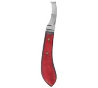 Couteau à sabot droitier, couteau à sabot incurvé, nettoyeur de tondeuse avec manche en bois pour maréchal-ferrant