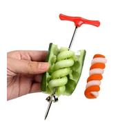 Couteau À Spirale Pour Légumes, Outil De Sculpture, Pommes De Terre, Carottes, Concombre, Salade, Hachoir À Vis Manuel En Spirale Pour Gadgets De Cuisine 1 Pièce