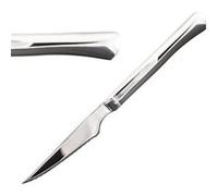 Couteau à Steak 224 mm Monobloc Micro Denté Perfect x 12 Comas Gris G