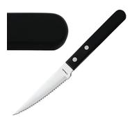 Couteau à Steak pour Restaurant Manche Noir 217 mm Lot de 12 Amefa